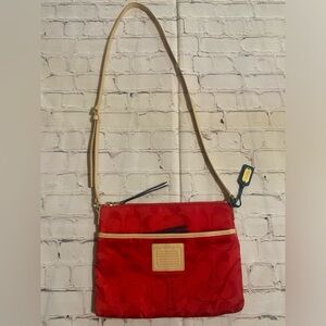 Red Coach Cross-body ✨